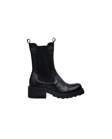 Replay crne raven horse kožne chelsea čizme