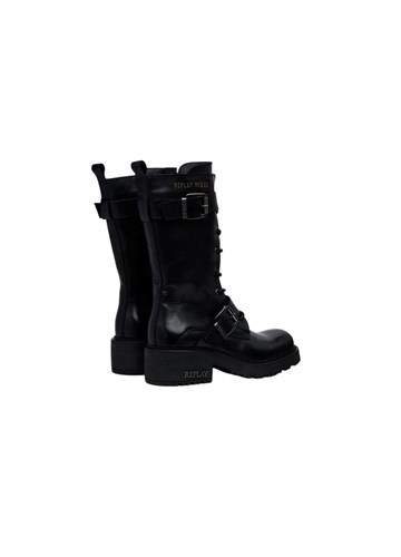 Replay RAVEN TOTAL KOŽNE ČIZME U CRNOJ BOJI  - 3