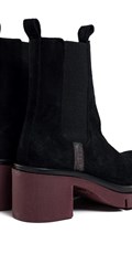 CRNE AVRYL SUEDE ČIZME NA PETU - 3