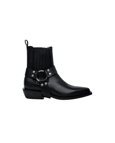 Replay violet chelsea black gležnjače u crnoj boji