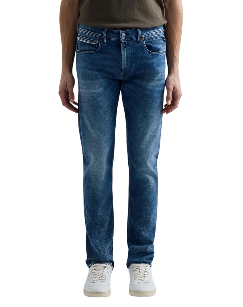 Replay GROVER HYPERFLEX STRAIGHT-FIT JEANS MA972Z 661 16A - 2