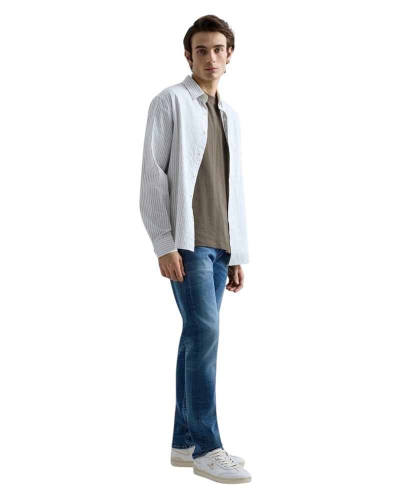 Replay GROVER HYPERFLEX STRAIGHT-FIT JEANS MA972Z 661 16A - 5