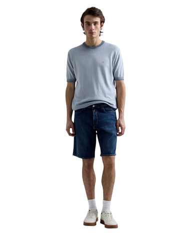 Replay grover straight-fit kratke jeans hlače m1072  685 192