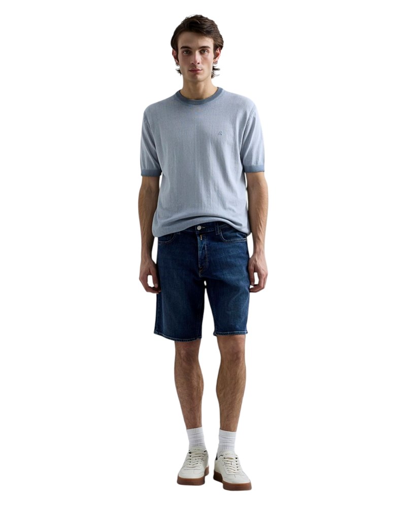 Replay GROVER STRAIGHT-FIT KRATKE JEANS HLAČE M1072  685 192 - 1
