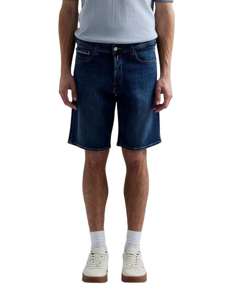 Replay GROVER STRAIGHT-FIT KRATKE JEANS HLAČE M1072  685 192 - 2