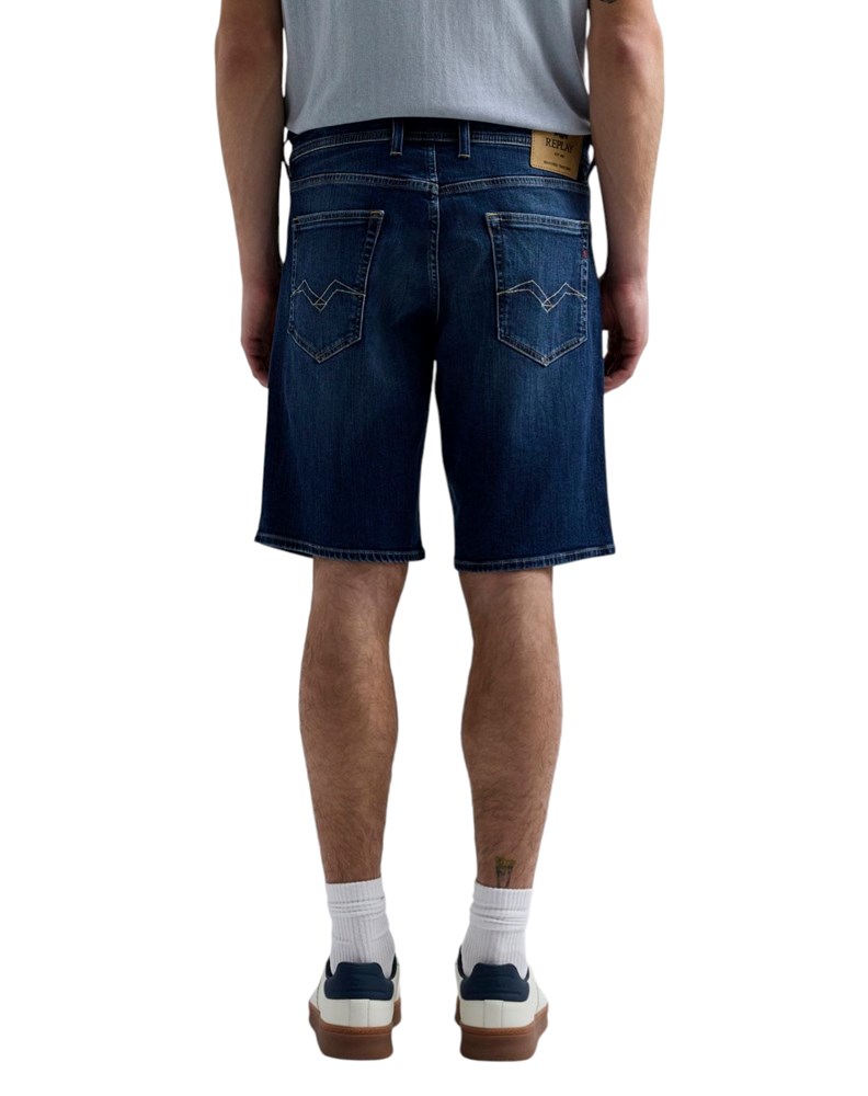 Replay GROVER STRAIGHT-FIT KRATKE JEANS HLAČE M1072  685 192 - 3