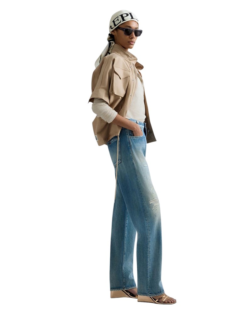 Replay HALIA RELAXED STRAIGHT FIT JEANS WA546  940197R - 5