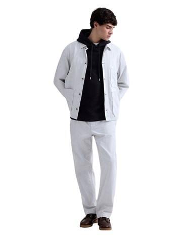 Replay jakna košulja od pamučnog tvila