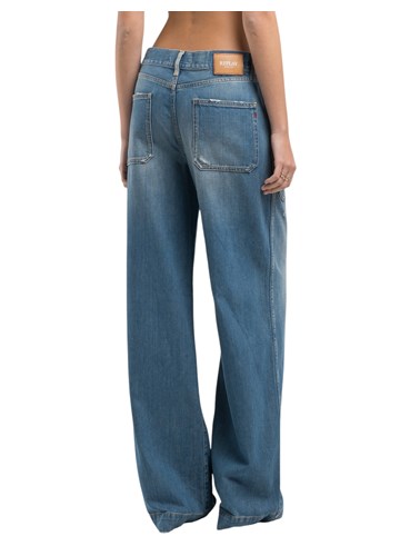 Replay JEANS HLAČE S PODEROTINAMA W8166A 878 895 - 3