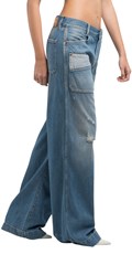 JEANS HLAČE S PODEROTINAMA W8166A 878 895 - 6