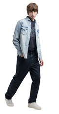 JEANS KOŠULJA U WESTERN STILU - 1