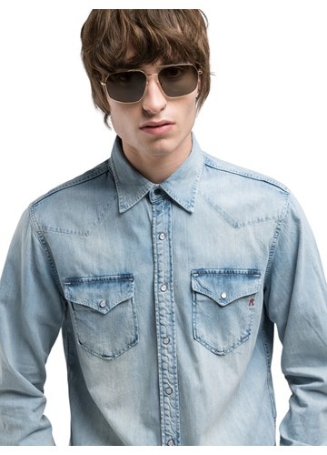 Replay JEANS KOŠULJA U WESTERN STILU - 2