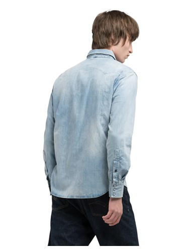 Replay JEANS KOŠULJA U WESTERN STILU - 3