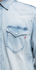 JEANS KOŠULJA U WESTERN STILU - 4