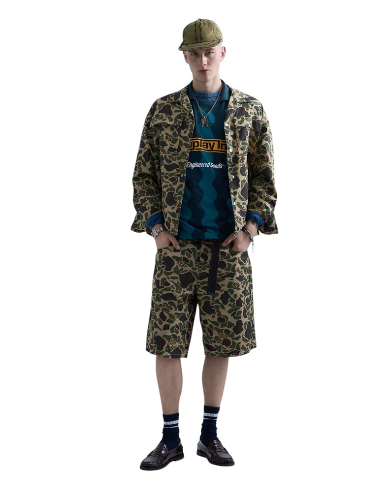 Replay REPLAY INC. KRATKE HLAČE S CAMO UZORKOM  - 1