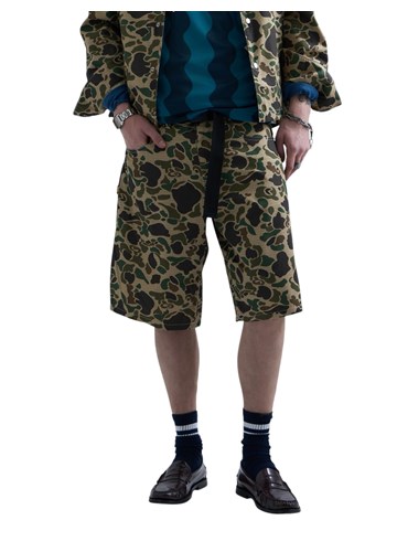 Replay REPLAY INC. UNISEX KRATKE HLAČE S CAMO UZORKOM  - 2