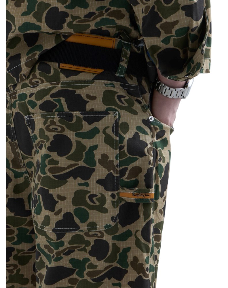 Replay REPLAY INC. KRATKE HLAČE S CAMO UZORKOM  - 6