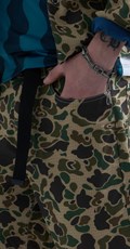 REPLAY INC. UNISEX KRATKE HLAČE S CAMO UZORKOM  - 7