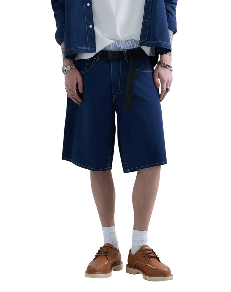 Replay REPLAY INC. STRAIGHT FIT KRATKE TRAPER HLAČE  - 2