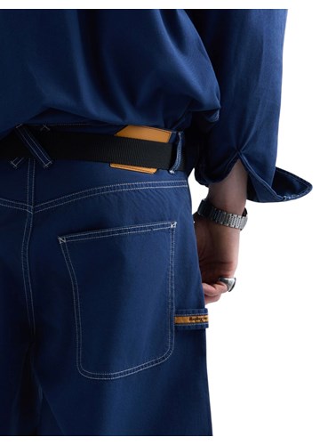 Replay REPLAY INC. UNISEX STRAIGHT FIT KRATKE TRAPER HLAČE  - 7