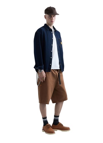 Replay REPLAY INC. UNISEX STRAIGHT FIT SLATER KRATKE HLAČE  - 4