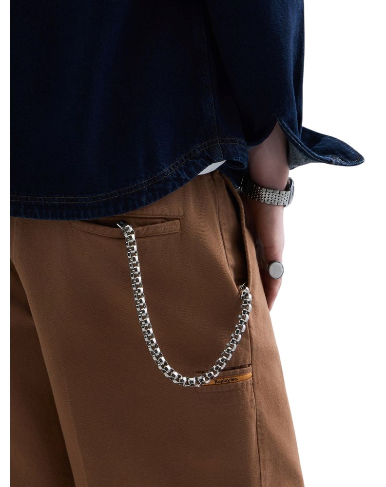 Replay REPLAY INC. UNISEX STRAIGHT FIT SLATER KRATKE HLAČE  - 6