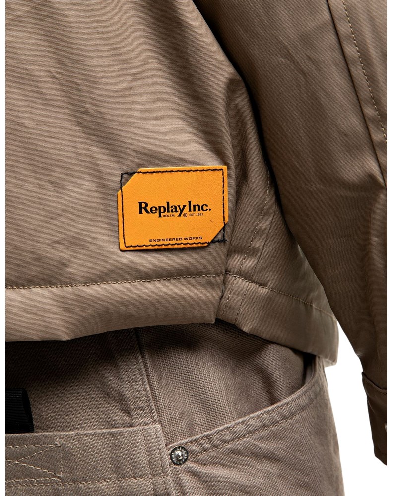 Replay REPLAY INC. UNISEX MILLER JAKNA OD VOŠTANOG PAMUKA S VINTAGE DETALJIMA - 6