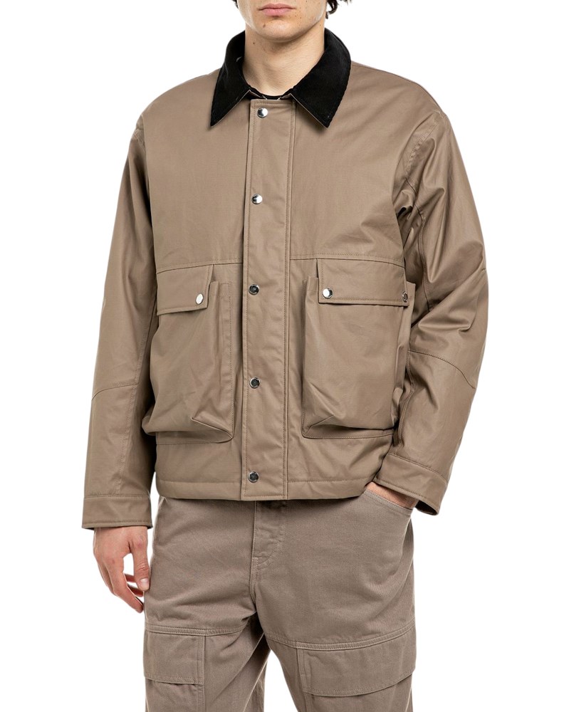 Replay REPLAY INC. UNISEX MILLER JAKNA OD VOŠTANOG PAMUKA S VINTAGE DETALJIMA - 1