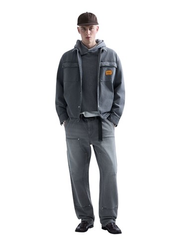 Replay REPLAY INC. UNISEX WELDER KOŠULJA OD TAMNOG TRAPERA - 1