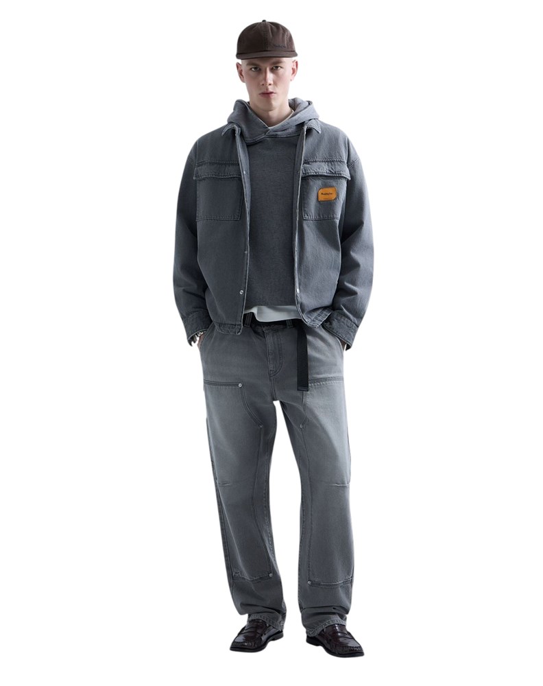 Replay REPLAY INC. UNISEX WELDER KOŠULJA OD TAMNOG TRAPERA - 1