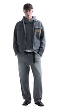 REPLAY INC. UNISEX WELDER KOŠULJA OD TAMNOG TRAPERA - 1