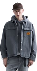 REPLAY INC. UNISEX WELDER KOŠULJA OD TAMNOG TRAPERA - 2
