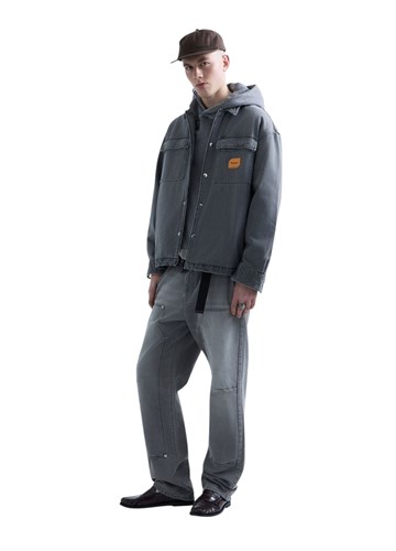 Replay REPLAY INC. UNISEX WELDER KOŠULJA OD TAMNOG TRAPERA - 4