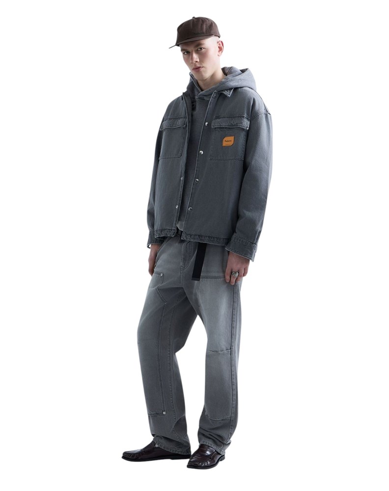 Replay REPLAY INC. UNISEX WELDER KOŠULJA OD TAMNOG TRAPERA - 4