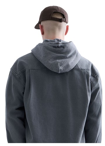 Replay REPLAY INC. UNISEX WELDER KOŠULJA OD TAMNOG TRAPERA - 5