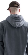 REPLAY INC. UNISEX WELDER KOŠULJA OD TAMNOG TRAPERA - 5