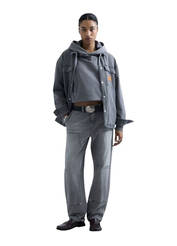 Replay REPLAY INC. UNISEX WELDER KOŠULJA OD TAMNOG TRAPERA - 7