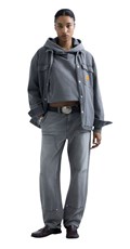 REPLAY INC. UNISEX WELDER KOŠULJA OD TAMNOG TRAPERA - 7
