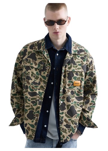 Replay REPLAY INC. UNISEX WELDER KOŠULJA S CAMO UZORKOM  - 5