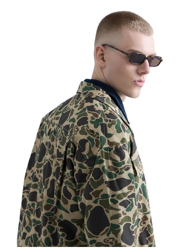 Replay REPLAY INC. UNISEX WELDER KOŠULJA S CAMO UZORKOM  - 6