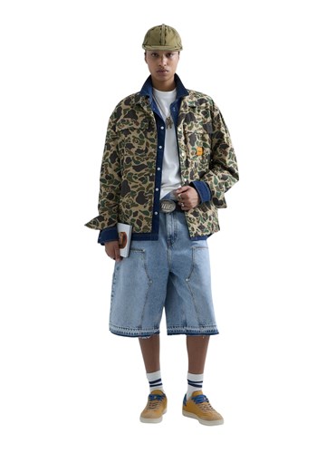 Replay REPLAY INC. UNISEX WELDER KOŠULJA S CAMO UZORKOM  - 7