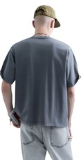 REPLAY INC. UNISEX SCRIPT MAJICA U SIVOJ BOJI  - 3