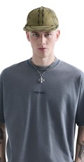 REPLAY INC. UNISEX SCRIPT MAJICA U SIVOJ BOJI  - 5