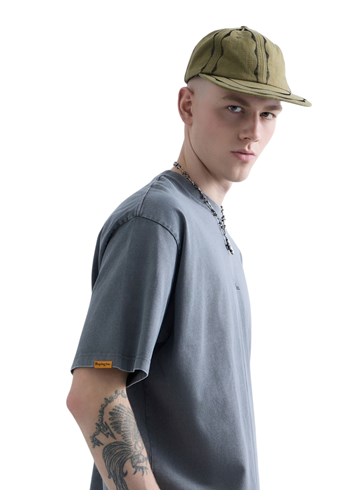 Replay REPLAY INC. UNISEX SCRIPT MAJICA U SIVOJ BOJI  - 6