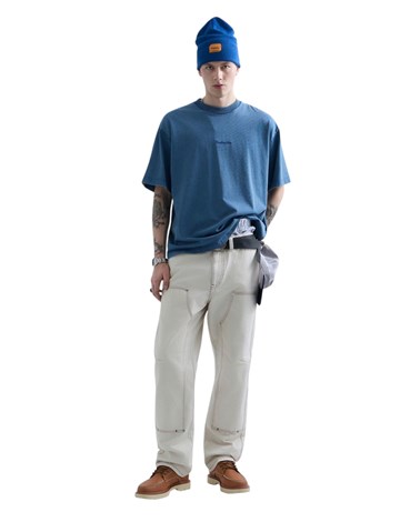 Replay replay inc. unisex script majica u plavoj boji