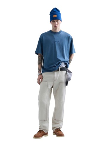 Replay REPLAY INC. UNISEX SCRIPT MAJICA U PLAVOJ BOJI - 1