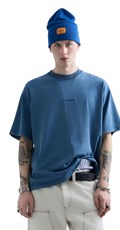 REPLAY INC. UNISEX SCRIPT MAJICA U PLAVOJ BOJI - 2