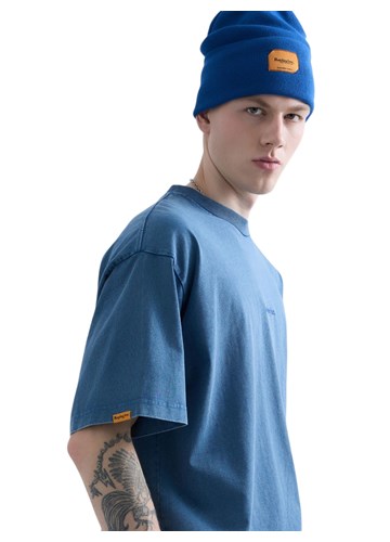 Replay REPLAY INC. UNISEX SCRIPT MAJICA U PLAVOJ BOJI - 6