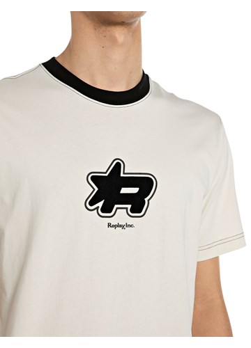 Replay REPLAY INC MAJICA KRATKIH RUKAVA U KREM BIJELOJ BOJI  - 3 Replay REPLAY INC MAJICA KRATKIH RUKAVA U KREM BIJELOJ BOJI  - 3