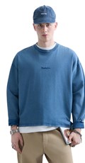 REPLAY INC. UNISEX SCRIPT MAJICA DUGIH RUKAVA U PLAVOJ BOJI  - 2